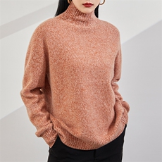 时尚百搭王菲同款高领羊绒衫秋冬必备显瘦保暖长袖毛衣，女装羊绒衫，美够羊绒