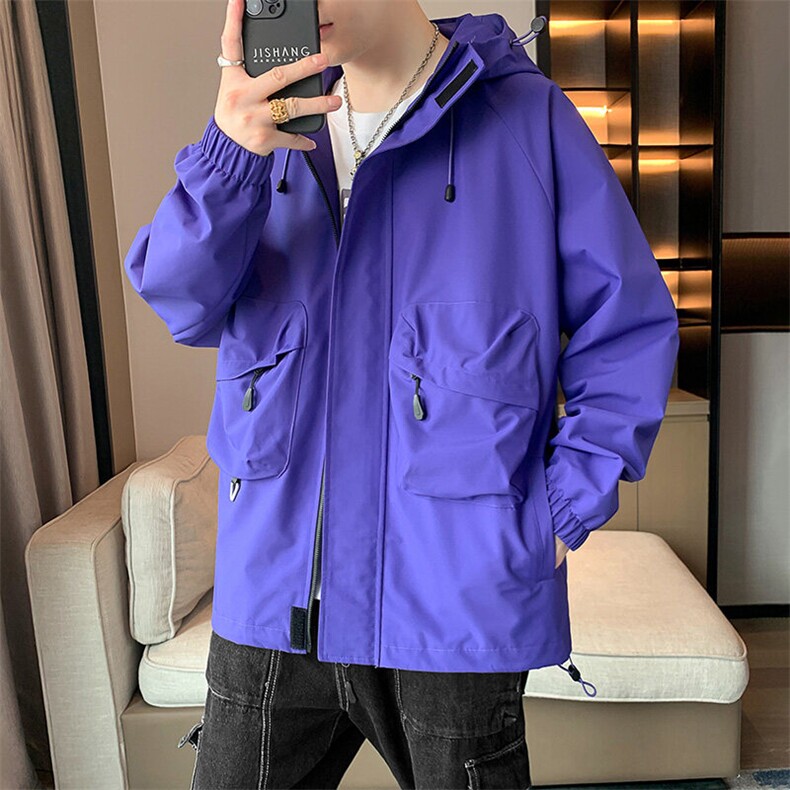 秋季户外夹克男冲锋衣外套DSA157B-JK740-P68,男装夹克,电商A157B