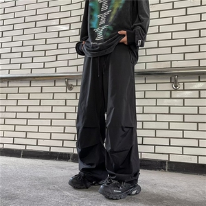 新款时尚潮男百搭宽松休闲裤图片