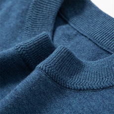 G2382男式2026年秋冬新款羊毛衫男针织衫圆领纯色打底衫毛衣，男装针织衫/毛衣，电商B360