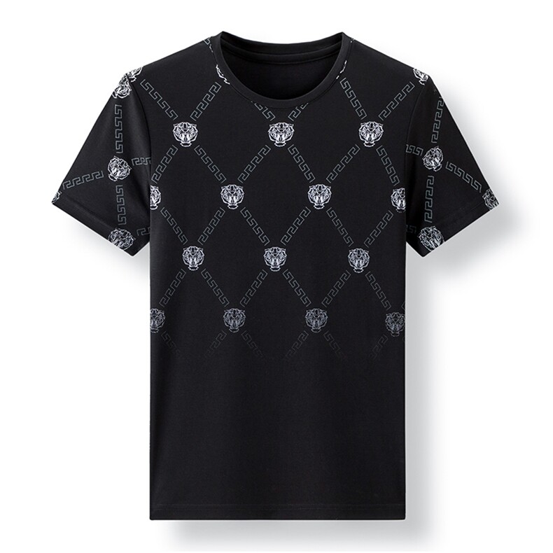 夏季薄款男士圆领短袖t恤时尚休闲2023新款打底衫修身上衣服体恤,男装T恤,电商B212（原钱塘6029）