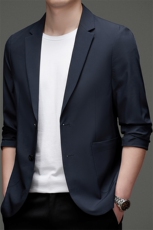 男士春秋季单西上衣2023秋季新款西装男中年爸爸休闲西服外套，男装西服，电商B212（原钱塘6029）