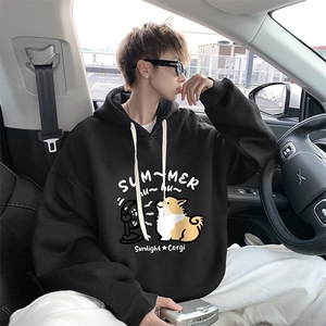 连帽卫衣男大码胖子帽衫大号运动服WY2420-P35图片