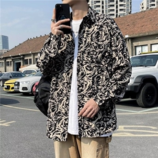 2023男春秋情侣宽松休闲衬衣RC58P30，男装衬衫，星座1116-2