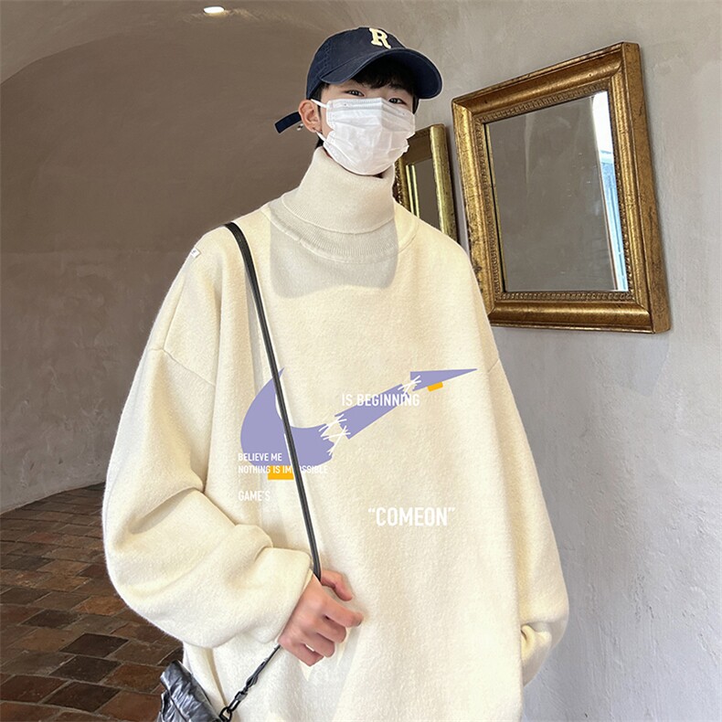 控68高领毛衣男士大码内搭毛线衣男GM45259-P45加绒款-P65,男装针织衫/毛衣,电商A040