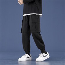 潮流百搭2021休闲工装大口袋九分裤1289-特批：40，男装休闲裤，星座718-1