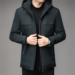 DMF368钱塘2020-2冬季厚款连帽中年男士简约冬季厚款羽绒服P97图片