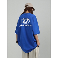 新款T恤字母印花潮流夏季中性风男女同款短袖T6700/P3858，男装T恤，星座202-3