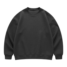 抖音得物高品质二开支持退换26春装美式男宽松曼巴纯色圆领卫衣，男装卫衣，电商A443