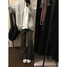 【有货】cleanfit灰色拉链开衫毛衣外套男款针织衫M5653LL-特P55，男装针织衫/毛衣，星座1007（原301D）