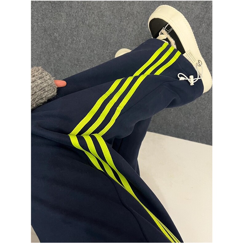 三条杠冰丝裤子男夏季薄款显腿长垂感直筒裤冲孔BB26,男装休闲裤,星座1116A（原606A-3）