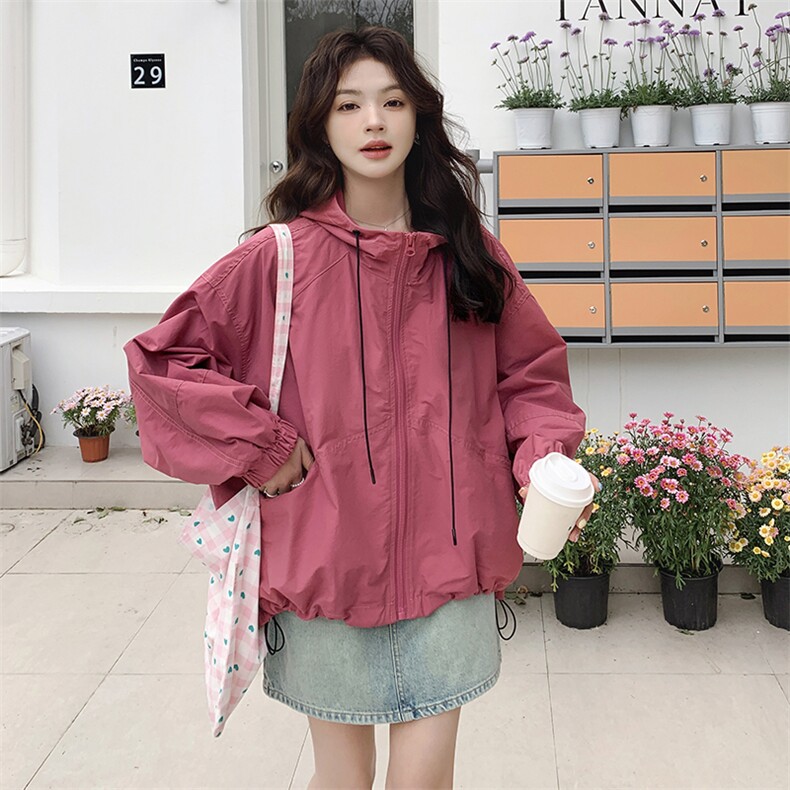 【现货！】玫红色冲锋衣2c213-2559-p145-k208,女装短外套,2C213