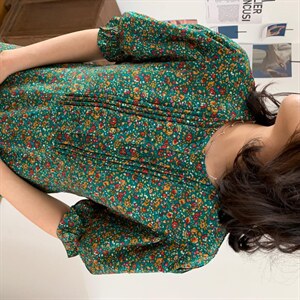 夏季新款、碎花连衣裙图片