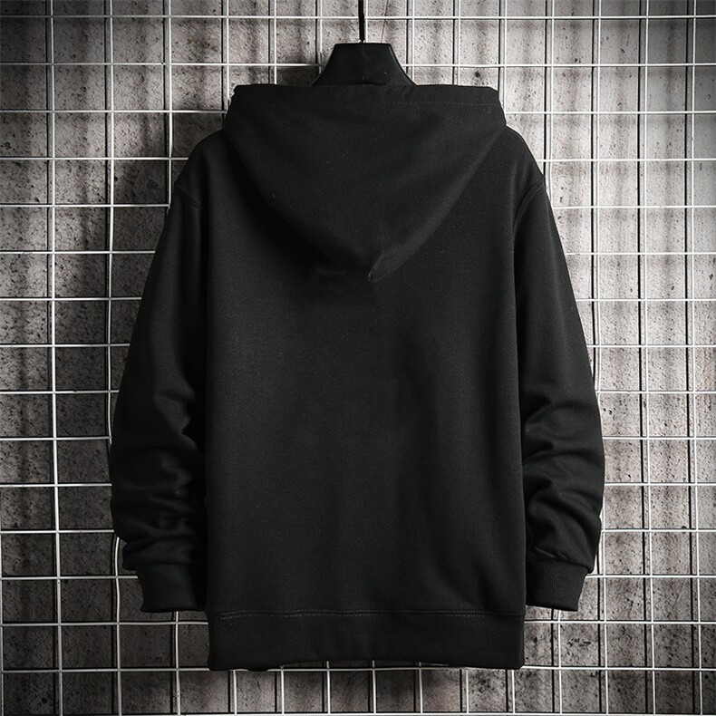 KS21045-P38加绒款-P43连帽开衫卫衣男运动外套大码班服网格,男装卫衣,电商A040A