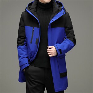 2023冬季新款羽绒服男士白鸭绒防寒服中年爸爸装外套YYYR109-P280图片