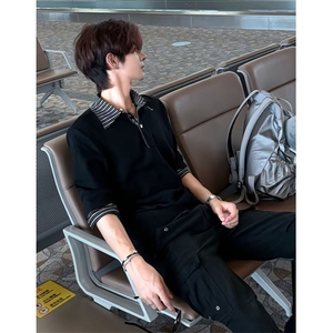 痞帅炸街短袖衬衫男款感2025新款高级感潮牌中袖男装 TCD23图片