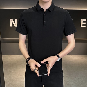 夏季新款短袖型男纯色POLO衫T恤休闲百搭半袖上衣PL88-P33图片