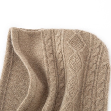 2025新款抽绳护颈一体针织帽帽子，帽子，天宇悦翔羊绒