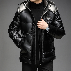 2023冬季新款中老年休闲宽松羽绒服男中年外套上衣QLMF12005-P315图片