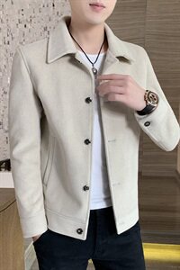 主推男士外套韩版潮流仿呢料休闲夹克男1217--2--J图片