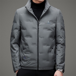 2023冬季新款立领羽绒服中年男士白鸭绒90%羽绒外套MSNA2201-P220,男装羽绒服,电商B212（原钱塘6029）