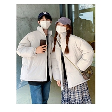 2202#光版高品质手塞棉情侣款冬季保暖立领棉服ins流行，女装棉衣/棉服，星座1210-1