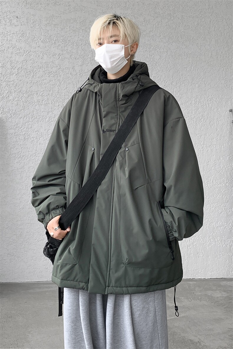 8XL-M冲锋衣外套男加棉加厚夹克秋冬户外登山服JK1313厚P100控118,男装夹克,电商D206-1