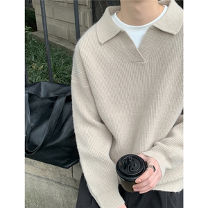 MY04 高品质翻领套头毛衣 P82图片