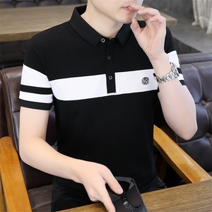 84038-P40 春秋新款短袖T恤男休闲打底衫图片