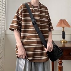 短袖新款青春流行潮流潮T恤夏季男标准圆领卡通动漫时尚潮牌，男装T恤，星座716-2