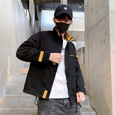 春秋季韩版帅气潮流男装上衣外套休闲百搭潮牌工装夹克J，男装夹克，电商B226-2（原B217-2）