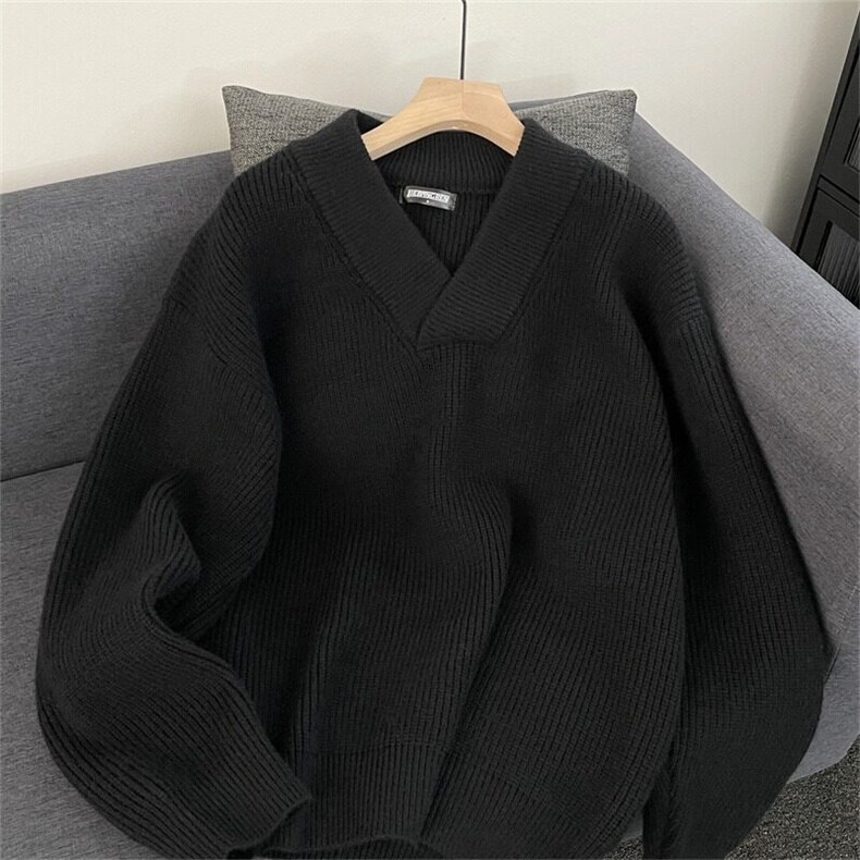 得物品质秋冬款男V领毛衣加厚北极绒针织衫线衣外套M12P70,男装针织衫/毛衣,星座1013-1
