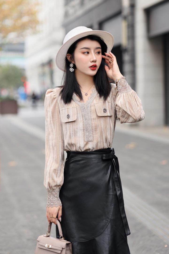 2021春款波，女装，慧颖帛