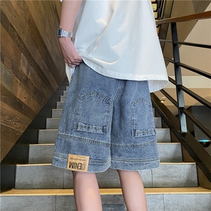 抖音品质高街夏季新款反穿水洗牛仔裤B315-K24085-特P35图片