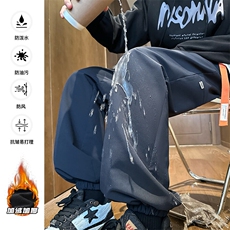 2024冬季新款内景大码加绒三防冲锋裤M-5XHK23824-P60，男装休闲裤，电商A022