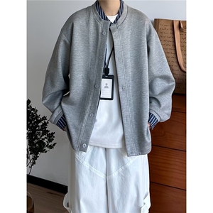 有货。假两件开衫卫衣慵懒简约外套WB663-P45图片