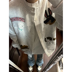 网图！春季重磅纯棉开衫刺绣卫衣外套男潮A1013-特P45加绒53，女装短外套，星座610B-1