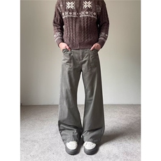 美式复古直筒垂感牛仔裤男女宽松休闲vibe长裤复古直筒休闲裤潮搭，男装牛仔裤，星座302B-2