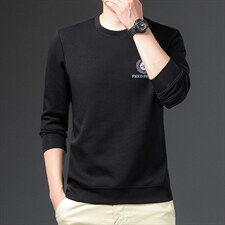 FL-K0121限价128元男式2023春季新款长袖T恤男休闲男装卫衣P82，男装卫衣，电商B360