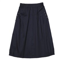 2023春秋季半身裙纯色中长款百搭舒适，女装半身裙，玛其路