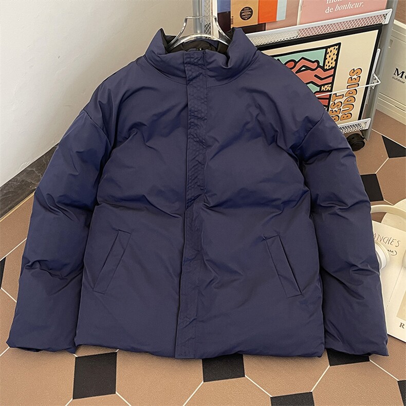 加绒加厚冬男立领棉衣两面穿字母印花面包服棉袄外套MA9091P102,男装棉衣,星座1013-1