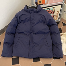 加绒加厚冬男立领棉衣两面穿字母印花面包服棉袄外套MA9091P102，男装棉衣，星座1013-1