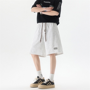 8XL-M 抖音品质特大码 ins潮流亮色休闲短裤印花五分裤DK1521P35图片