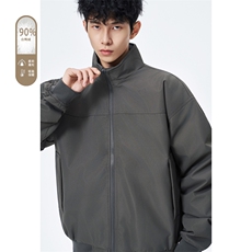 广检90%白鸭绒冬季无影墙羽绒服充绒量75gM-5XHY25598-特P109，男装羽绒服，电商A022