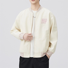 JK926P60春季新款港风宽松夹克百搭落肩简约上衣外套，男装夹克，星座1204