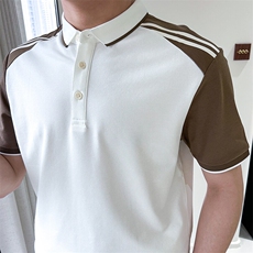 夏季设计款短袖polo衫翻领薄款A3106-P50，男装Polo衫，星座1012-1