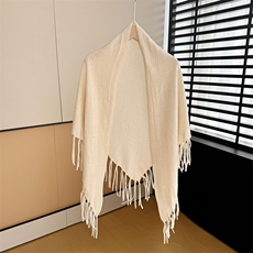 新款百搭女士潮流羊毛大披肩，披肩，狄美羊绒