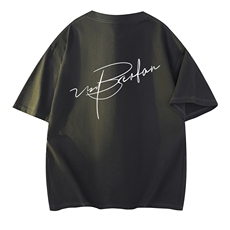 可设48小时发货支持抖音得物来样二开230克重磅美式短袖t恤MT339，男装T恤，电商A486