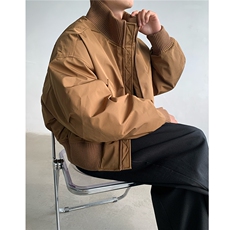 主推美式高街立领棒球棉服飞行夹克棉衣短款外套男H1030特P60，男装夹克，电商A341