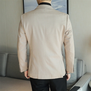 26做货-男士休闲西装修身韩版西服外套小西装上衣DX6924P165图片